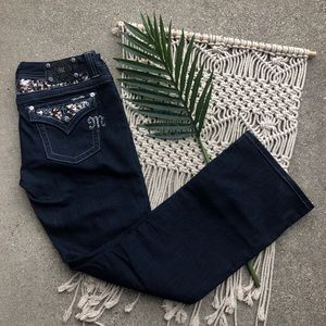 Miss Me Denim Dark Wash Easy Boot Jeans Size 29